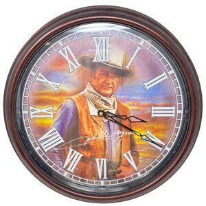 Limited Edition  John Wayne Timeless Legend Atomic Wall Clock Rare